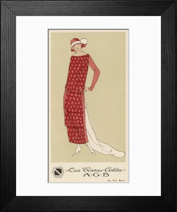 Framed Print : Tissus Dress by Agb Framed Print : Tissus Dress by Agb