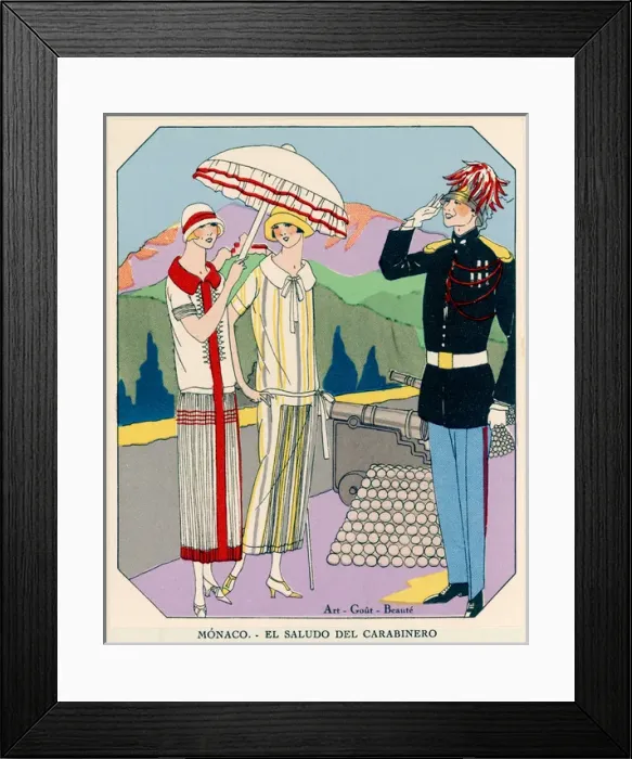 Framed Print : Saluting Ladies Framed Print : Saluting Ladies