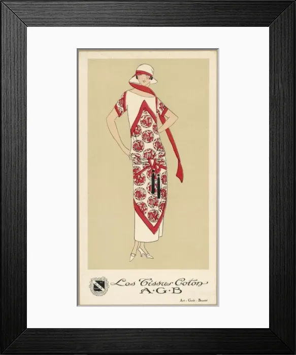 Framed Print : Tissus Dress by Agb Framed Print : Tissus Dress by Agb