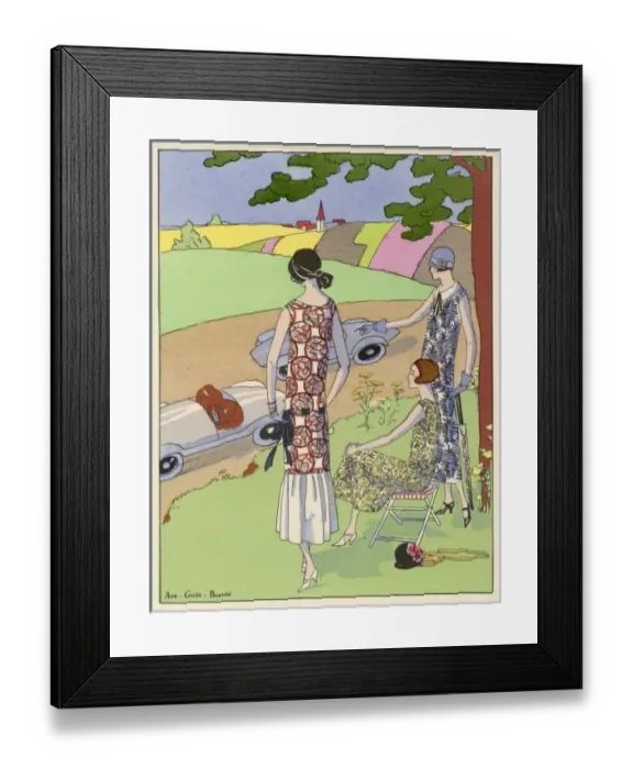 Framed Print : Elegant Spectators Framed Print : Elegant Spectators