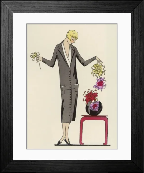 Framed Print : Flower Arranging Framed Print : Flower Arranging