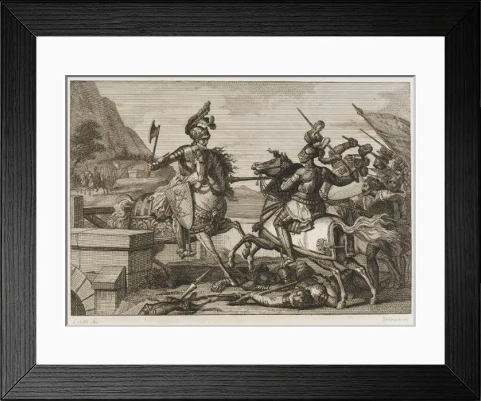 Framed Print : Bayard at Garigliano 2 Framed Print : Bayard at Garigliano 2