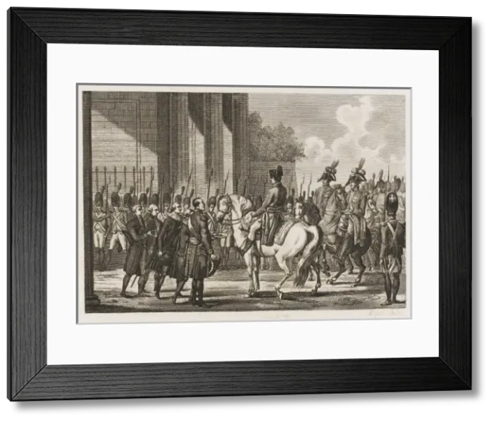 Framed Print : Napoleon Enters Berlin Framed Print : Napoleon Enters Berlin