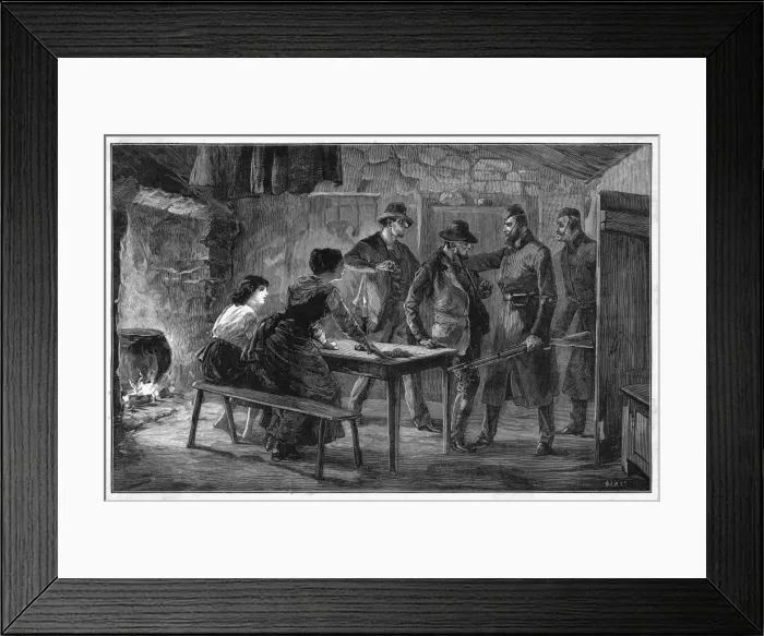 Framed Print : Moonlighters Arrested