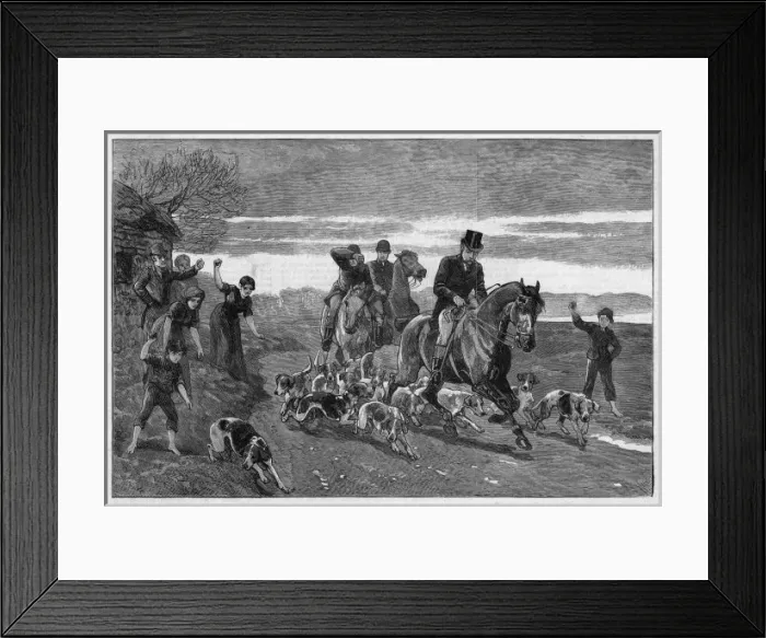 Framed Print : Hunt Saboteurs Framed Print : Hunt Saboteurs