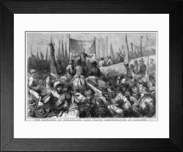 Framed Print : Land League Demo Framed Print : Land League Demo