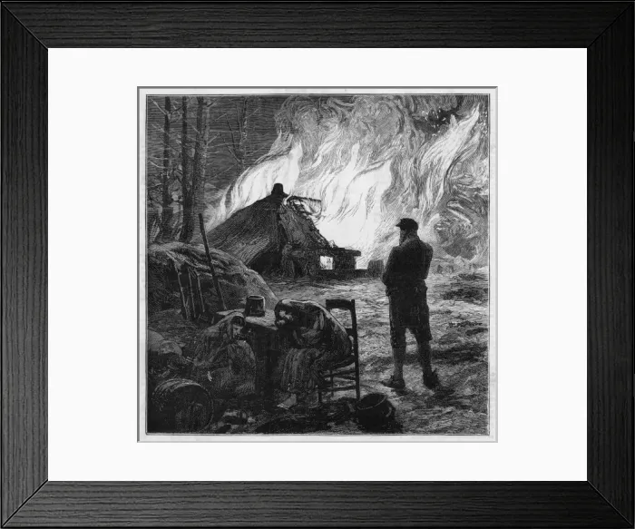 Framed Print : Farm Destroyed Framed Print : Farm Destroyed