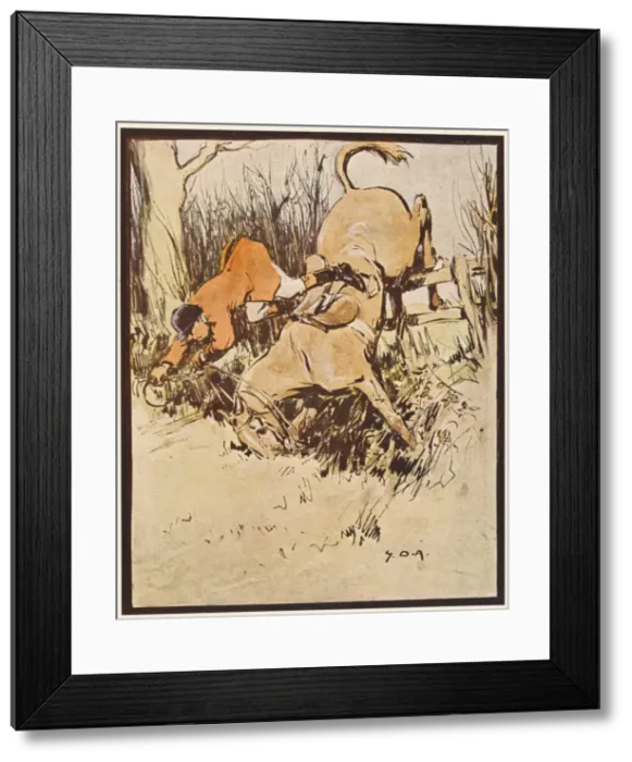 Framed Print : Hunting Alphabet - D Framed Print : Hunting Alphabet - D