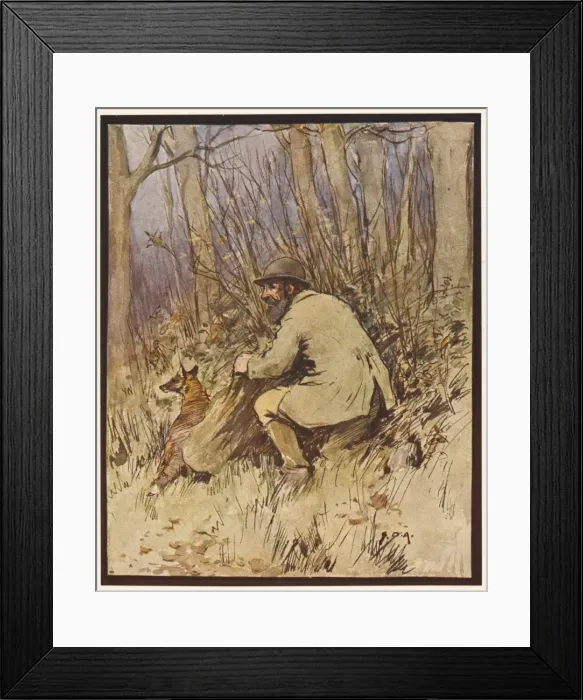 Framed Print : Hunting Alphabet - K Framed Print : Hunting Alphabet - K