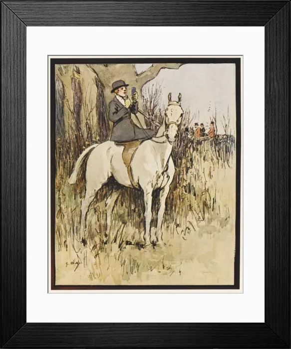 Framed Print : Hunting Alphabet - L Framed Print : Hunting Alphabet - L