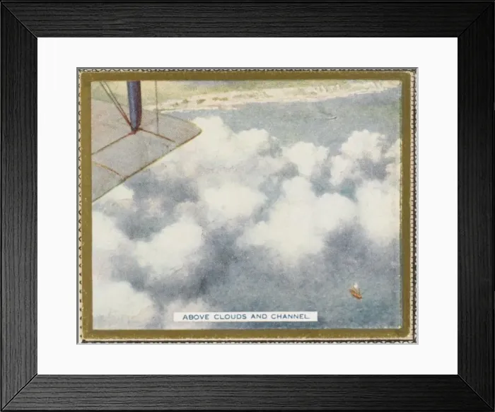 Framed Print : Clouds over Channel Framed Print : Clouds over Channel