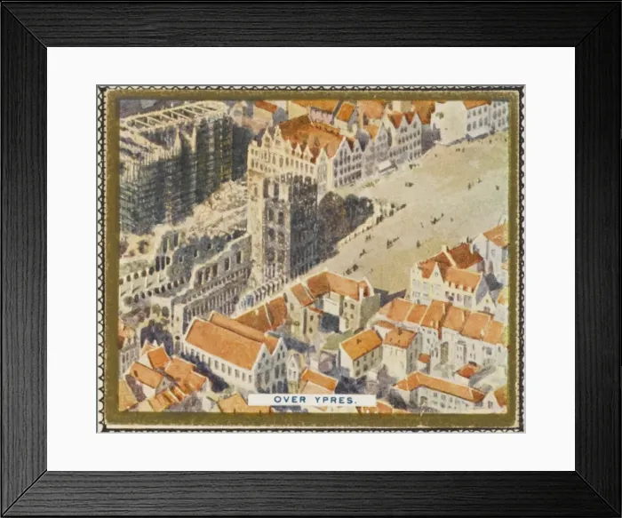 Framed Print : Ieper / Ypres from Air Framed Print : Ieper / Ypres from Air