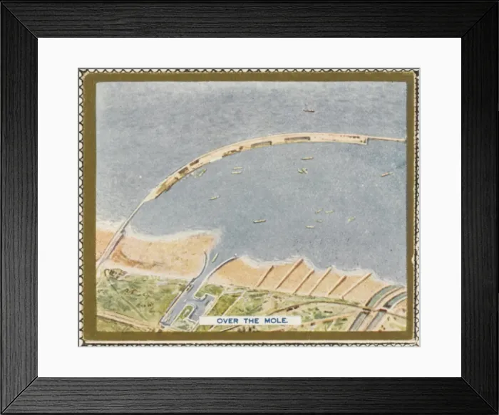 Framed Print : Zeebrugge Mole Framed Print : Zeebrugge Mole
