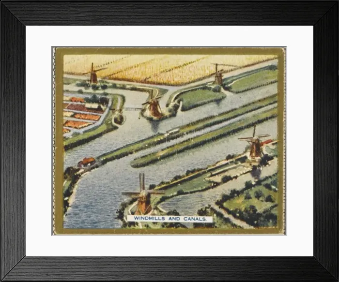 Framed Print : Canals from the Air Framed Print : Canals from the Air