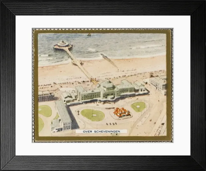 Framed Print : Scheveningen Aerial Framed Print : Scheveningen Aerial