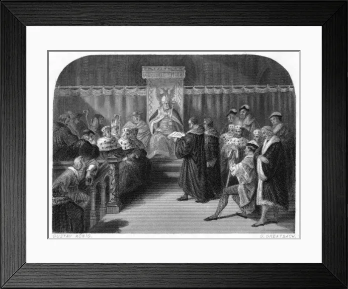 Framed Print : Augsburg Confession Framed Print : Augsburg Confession