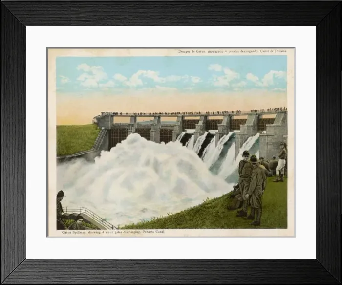 Framed Print : Gatun Spillway Framed Print : Gatun Spillway
