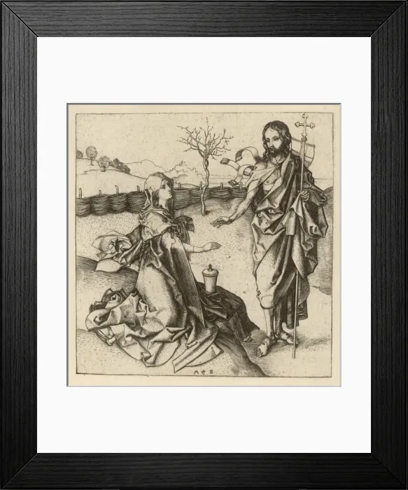 Framed Print : Magdalen and Jesus Framed Print : Magdalen and Jesus