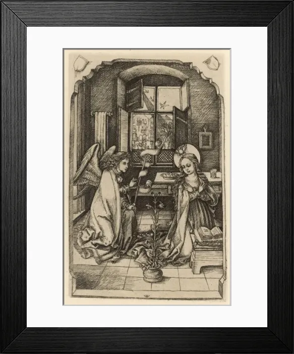 Framed Print : Annunciation to Mary Framed Print : Annunciation to Mary
