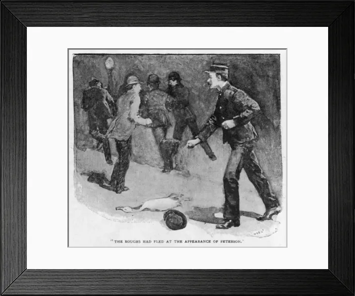 Framed Print : Holmes / Blue Carbuncle Framed Print : Holmes / Blue Carbuncle