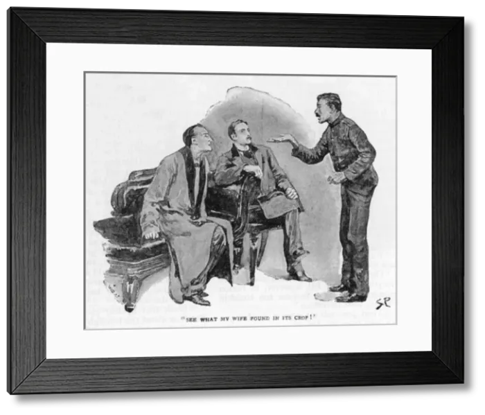 Framed Print : Holmes / Blue Carbuncle Framed Print : Holmes / Blue Carbuncle