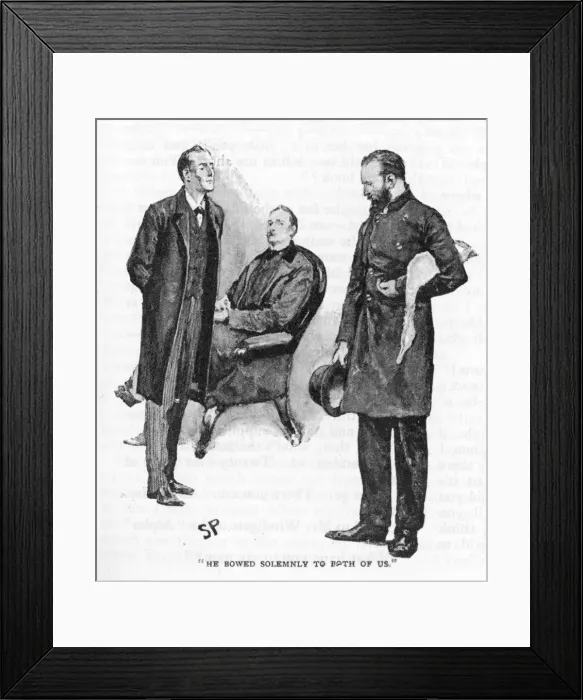 Framed Print : Holmes / Blue Carbuncle Framed Print : Holmes / Blue Carbuncle