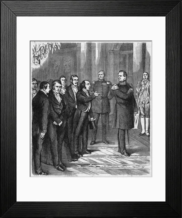 Framed Print : Deputation to the King 2 Framed Print : Deputation to the King 2