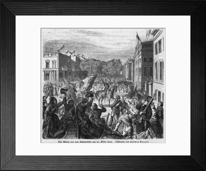 Framed Print : King in Streets Framed Print : King in Streets