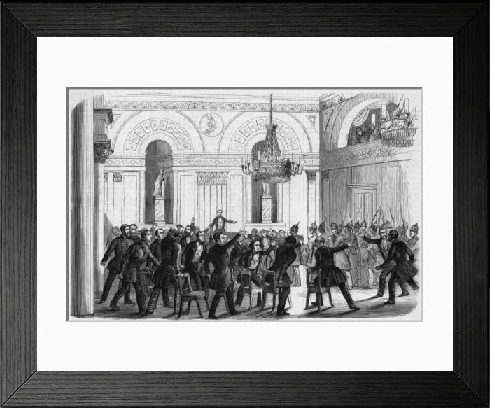 Framed Print : Prussian Assembly