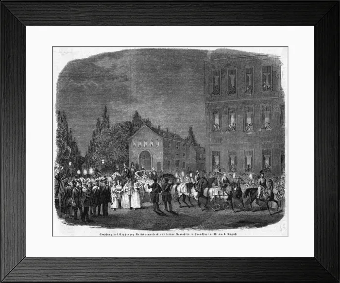 Framed Print : Archduke at Frankfurt Framed Print : Archduke at Frankfurt