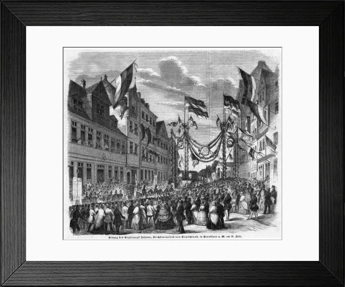Framed Print : Archduke at Frankfurt Framed Print : Archduke at Frankfurt