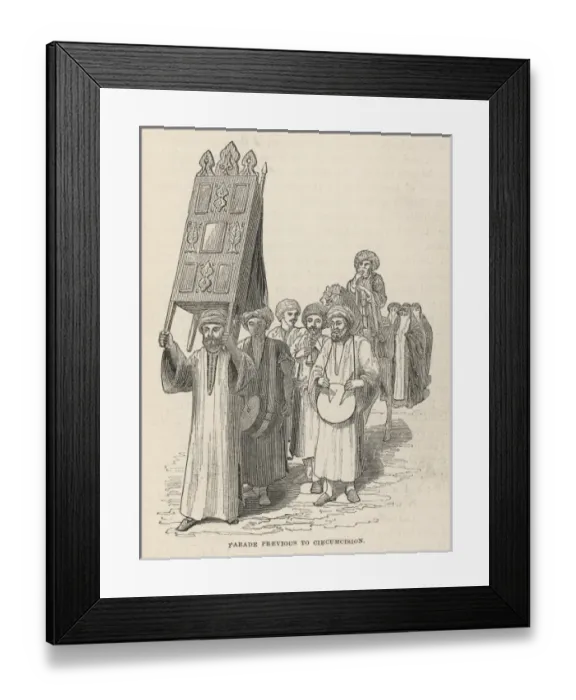 Framed Print : Circumcision Process Framed Print : Circumcision Process