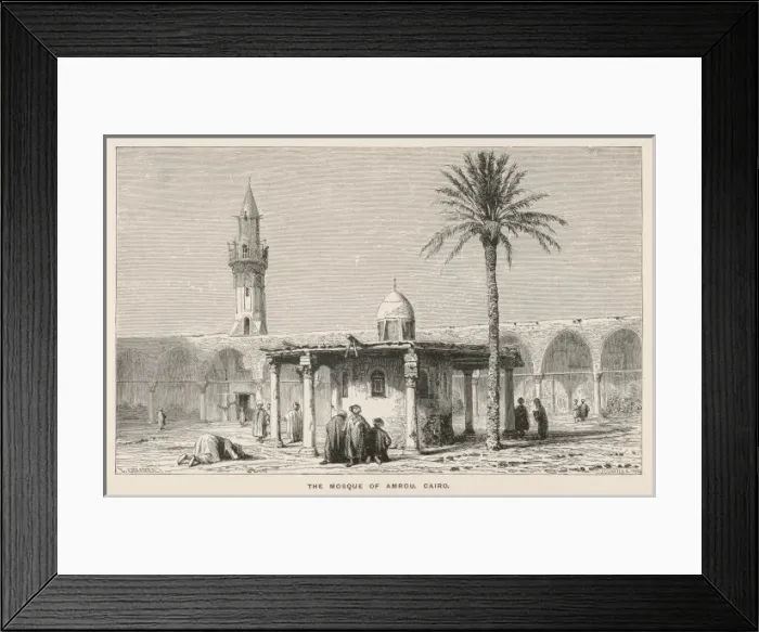 Framed Print : Amrou Mosque Cairo Framed Print : Amrou Mosque Cairo
