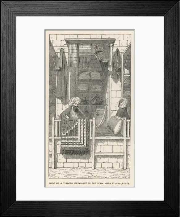 Framed Print : Cairo Merchant Framed Print : Cairo Merchant