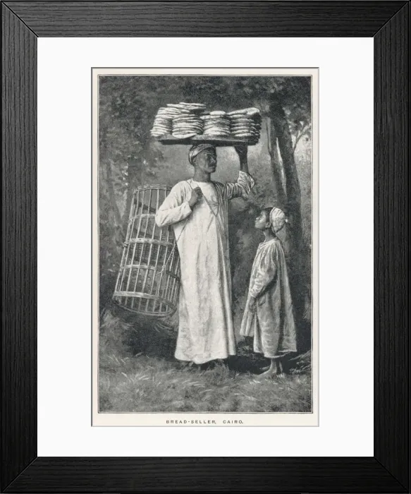 Framed Print : Cairo Bread-Seller Framed Print : Cairo Bread-Seller