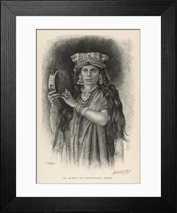 Framed Print : Egyptian Singer Framed Print : Egyptian Singer