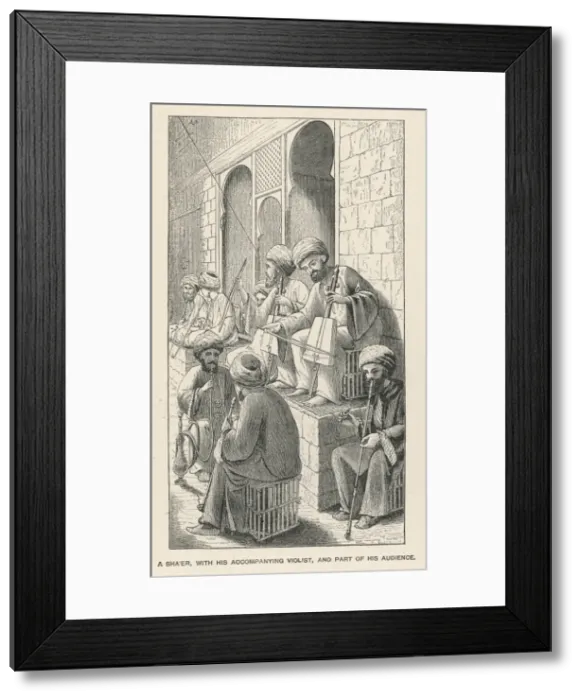 Framed Print : Egyptian Storyteller Framed Print : Egyptian Storyteller