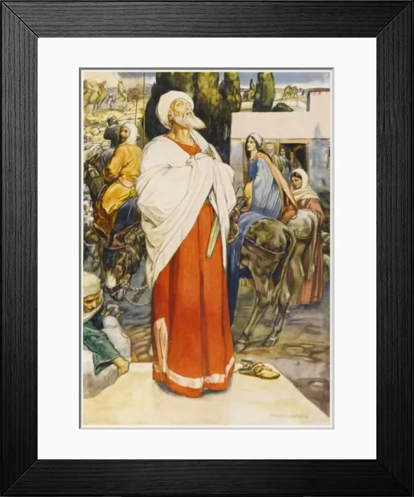 Framed Print : Abraham Leaves Home Framed Print : Abraham Leaves Home