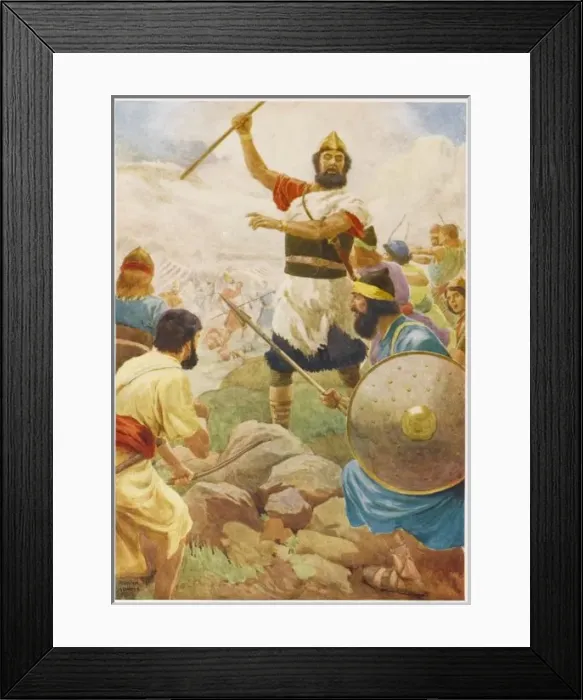 Framed Print : Saul Triumphs Framed Print : Saul Triumphs
