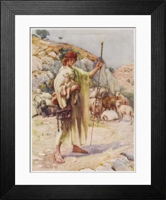 Framed Print : David as Shepherd Framed Print : David as Shepherd