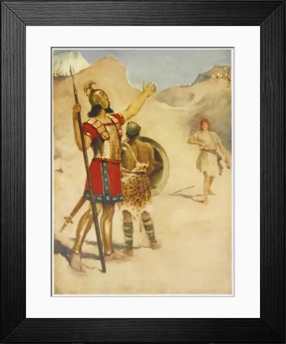 Framed Print : David & Goliath Framed Print : David & Goliath