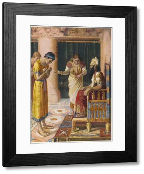 Framed Print : Daniel, Nebuchadnezzar Framed Print : Daniel, Nebuchadnezzar