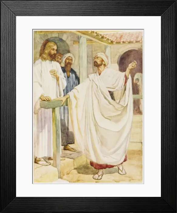 Framed Print : Jesus at Capernaum Framed Print : Jesus at Capernaum
