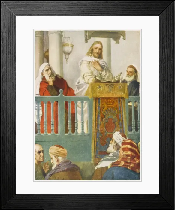 Framed Print : Jesus at Capernaum Framed Print : Jesus at Capernaum