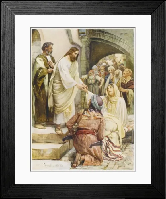 Framed Print : Jesus at Capernaum Framed Print : Jesus at Capernaum