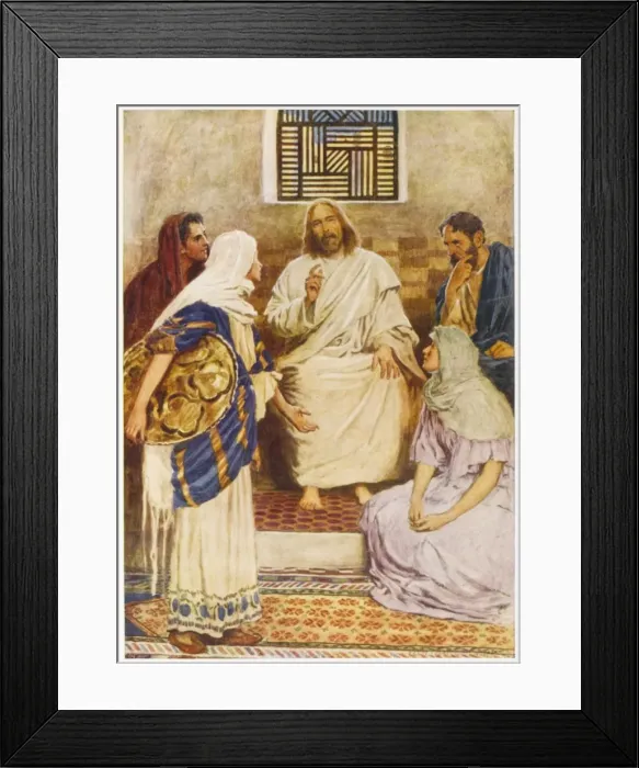 Framed Print : Jesus, Martha, Mary Framed Print : Jesus, Martha, Mary