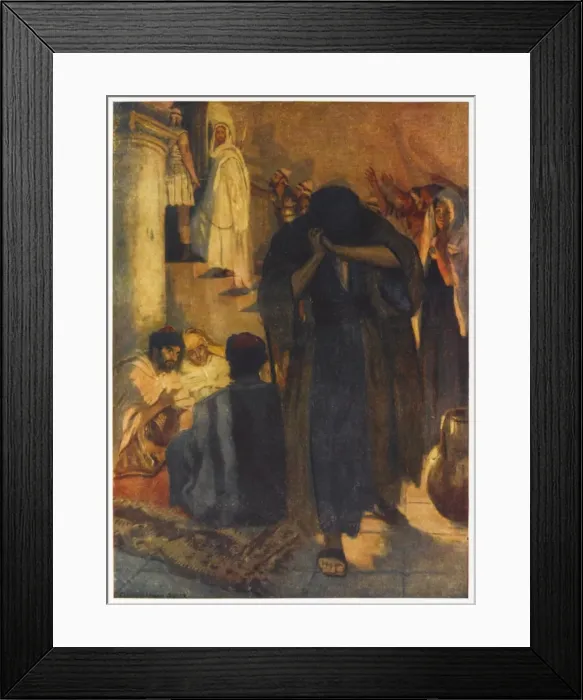 Framed Print : Peter Denies Jesus Framed Print : Peter Denies Jesus