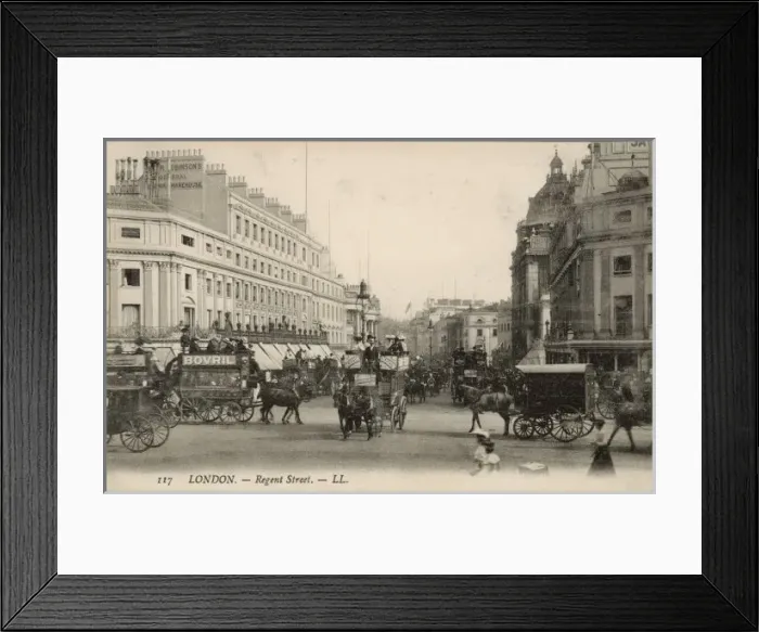 Framed Print : Regent Street Traffic Framed Print : Regent Street Traffic