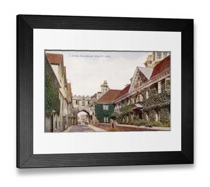 Framed Print : Salisbury North Gate Framed Print : Salisbury North Gate