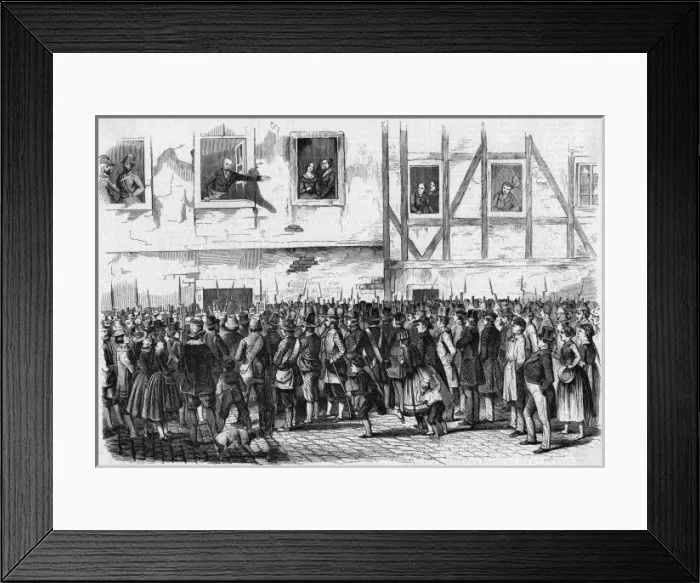 Framed Print : Republic Proclaimed Framed Print : Republic Proclaimed